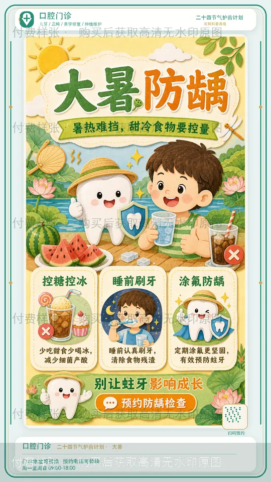 大暑防龋水印样张