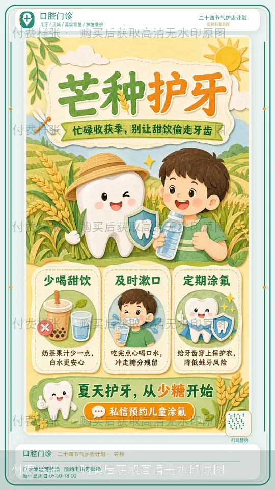 芒种护牙水印样张